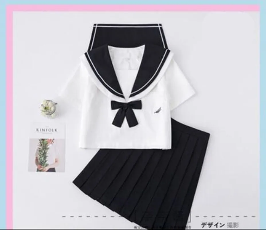 Школьная форма Jk милый Повседневный матросский костюм для девочек платье Jpanese