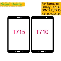 10pcslot for samsung galaxy tab s2 8 0 t710 t715 sm t715 sm t710 touch screen panel tablet front outer lcd glass lens