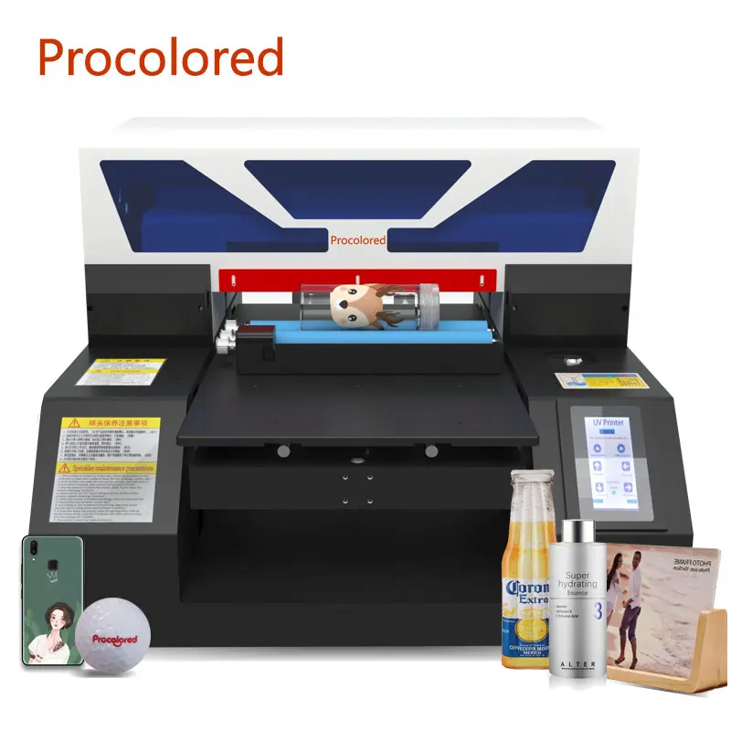 Procolored новое обновление УФ планшетный принтер A3 принт Размеры для Стекло бутылка