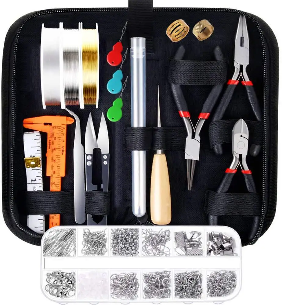 

New Paxcoo Jewelry Making Supplies Kit With Jewelry Tools Jewelry Wires And Jewelry Findings For Jewelry Repair And Beading