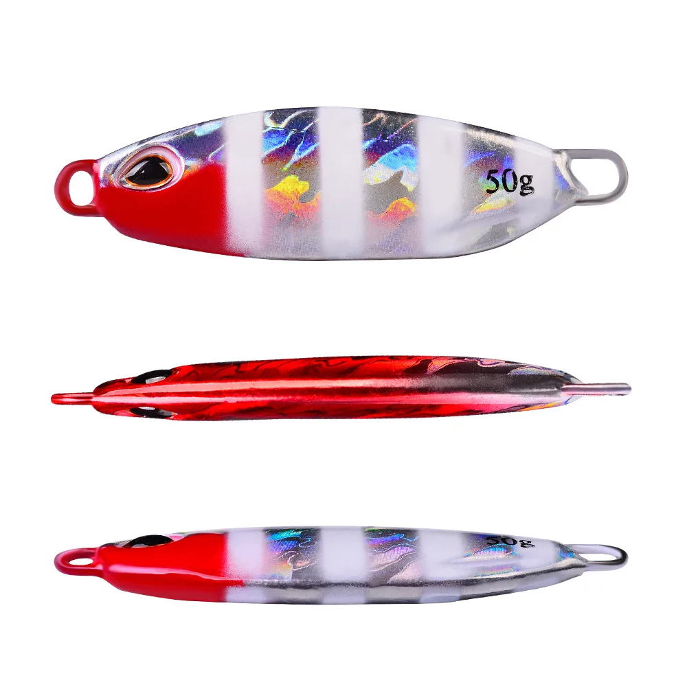 10pcs Set 10g 20g 30g 40g 50g Jigging lure fishing bait Metal Jig Spoon pesca Shore Slow japan lures Tackle Hard Bass HOT