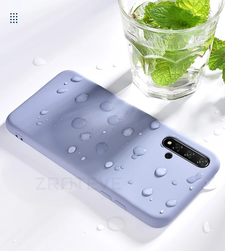 Honor 20 Pro Чехол ZROTEVE жидкий силиконовый чехол для huawei Honor 20 10 Lite 20i i чехол мягкий чехол huawei Honor View 20 V20 чехол s