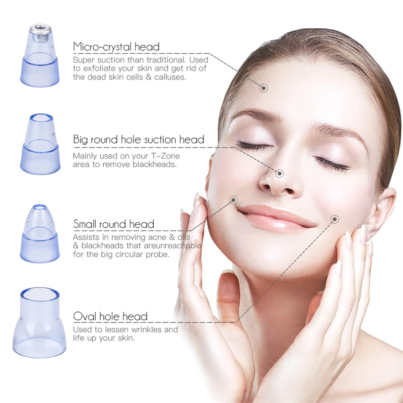 

5 In 1 Face Deep Cleansing Skin Care Machine Blackhead Remover Exfoliating Skin Firming Black Spots Removal t Zone Pore Cleaner