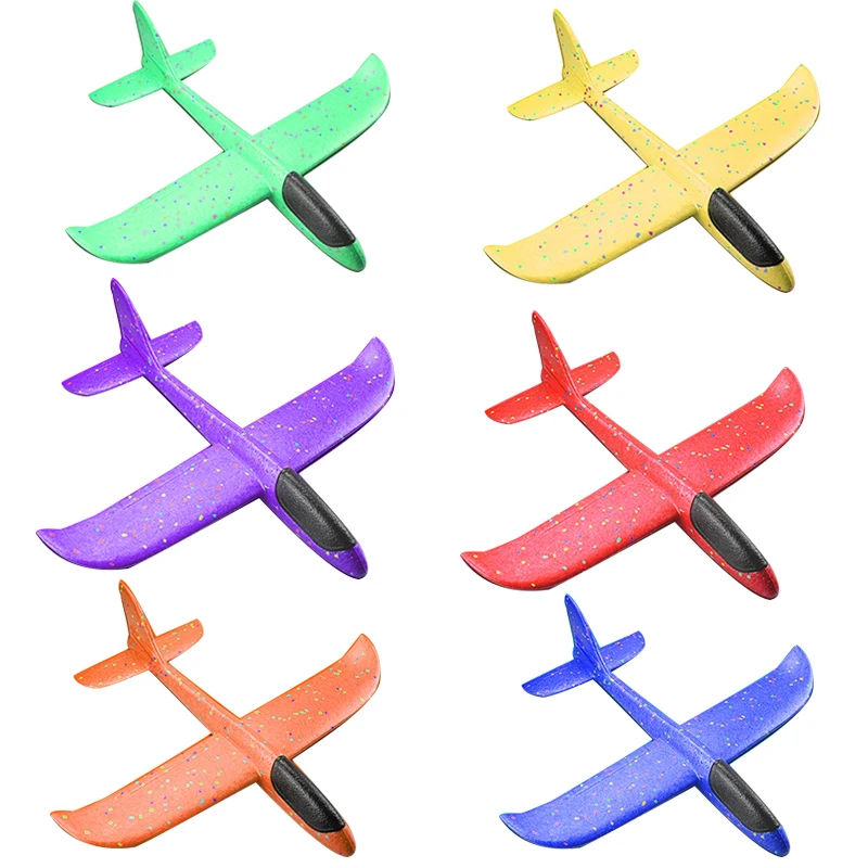48cm Foam Plane Hand Launch Throwing EPP Airplane Model Glider Aircraft 2/5pcs set for Kids Educational Outdoor Toy | Игрушки и хобби