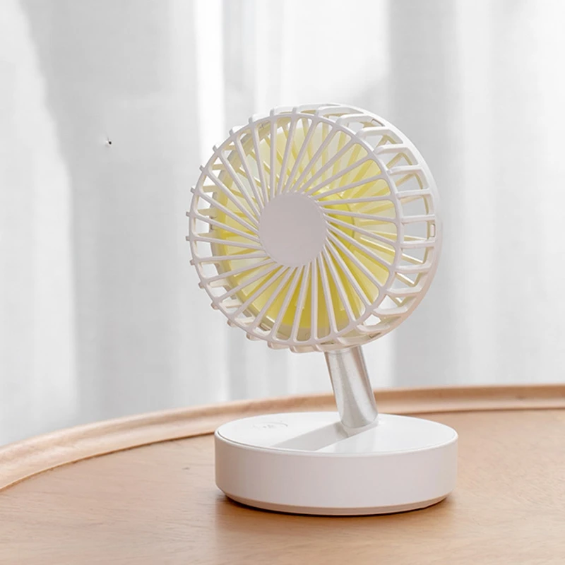 

Mini Desk Fan Better Cooling Perfect,Strong Airflow Whisper Quiet Portable Fan for Desktop Office Table,3 Speeds