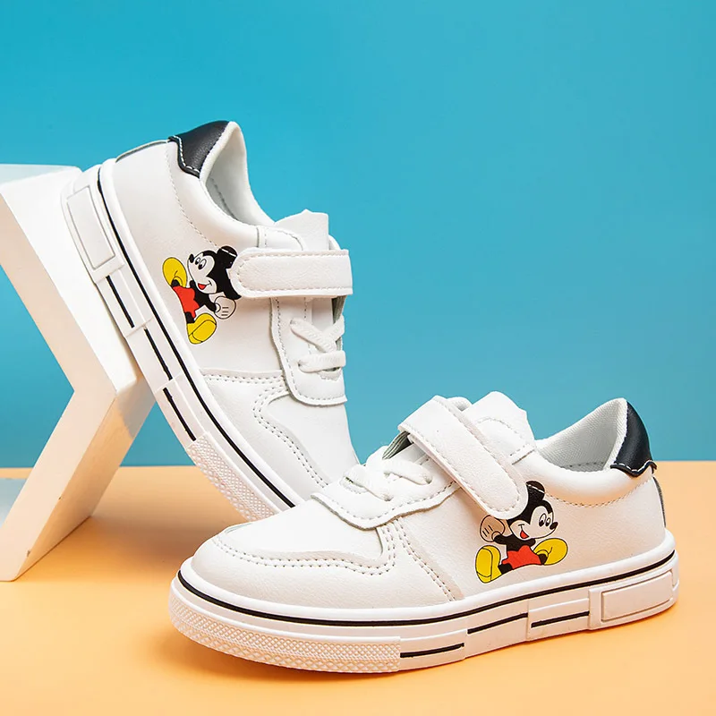 Disney Mickey Soft Cool Boy Girl Shoes Casual Sports Canvas Fashion Kids Sneakers High Quality Children Shoes Zapatillas