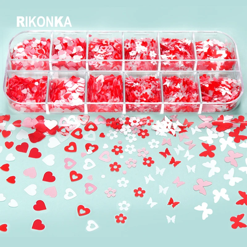 Милая Любовь Сердце разные оттенки Теплый Розовый бабочка цветок женский набор