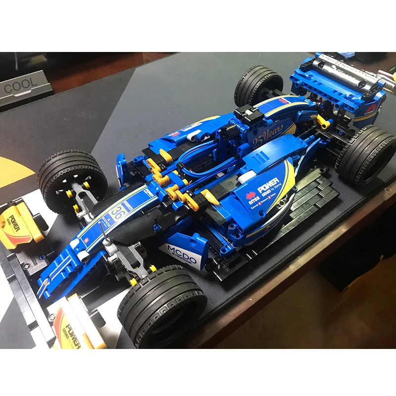 creative expert famous moc super racing car f1 gte sports vehicle building blocks model modular bricks technical boys toys gifts free global shipping
