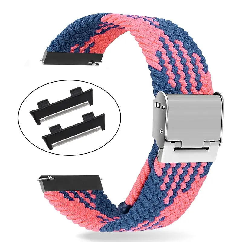 Nylon Braided Solo Loop Band for Oppo Watch 41mm 46mm Strap for Oppo Watch Strap 41mm 46mm Accessories Band