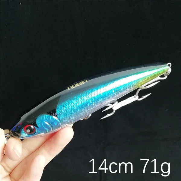 124 9062 14cm Noeby 1 шт. 14 см/70 г 16 см/98 г 18 см/145 г переменная Тонущая Vib приманка-карандаш приманка для рыбалки карандаш Хорошие рыболовные снасти воблеры - Цвет: 124 9062 14cm