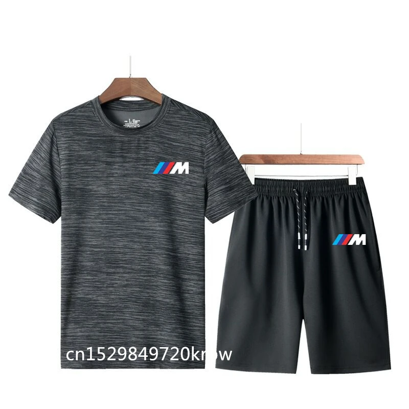 

Mens Short sleeve for BMW race motorcycle Summer Mens t Shirt Hip Hop T-Shirt high quality Cotton T Shirts pants suit Sportswear