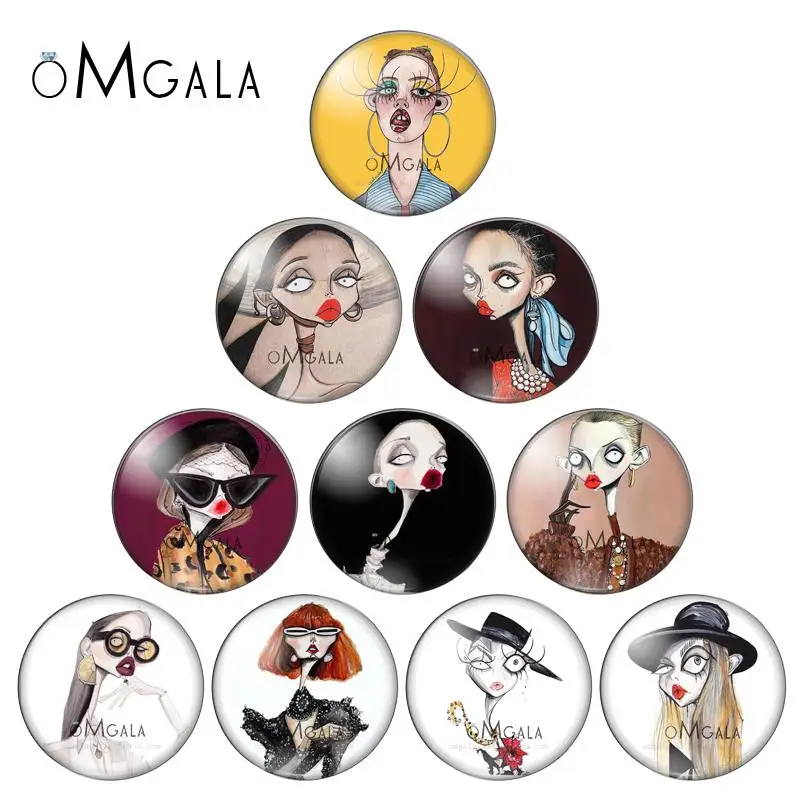 Художественный модный эффект в стиле хип-хоп для девочек 12 мм/14 мм/16 мм/18 мм/20 мм/25