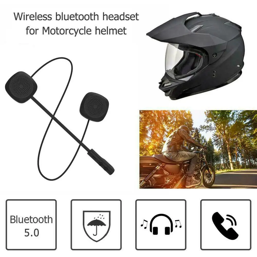 Недорогие беспроводные наушники MH04 для мотоциклетного шлема Bluetooth 5 0 свободные