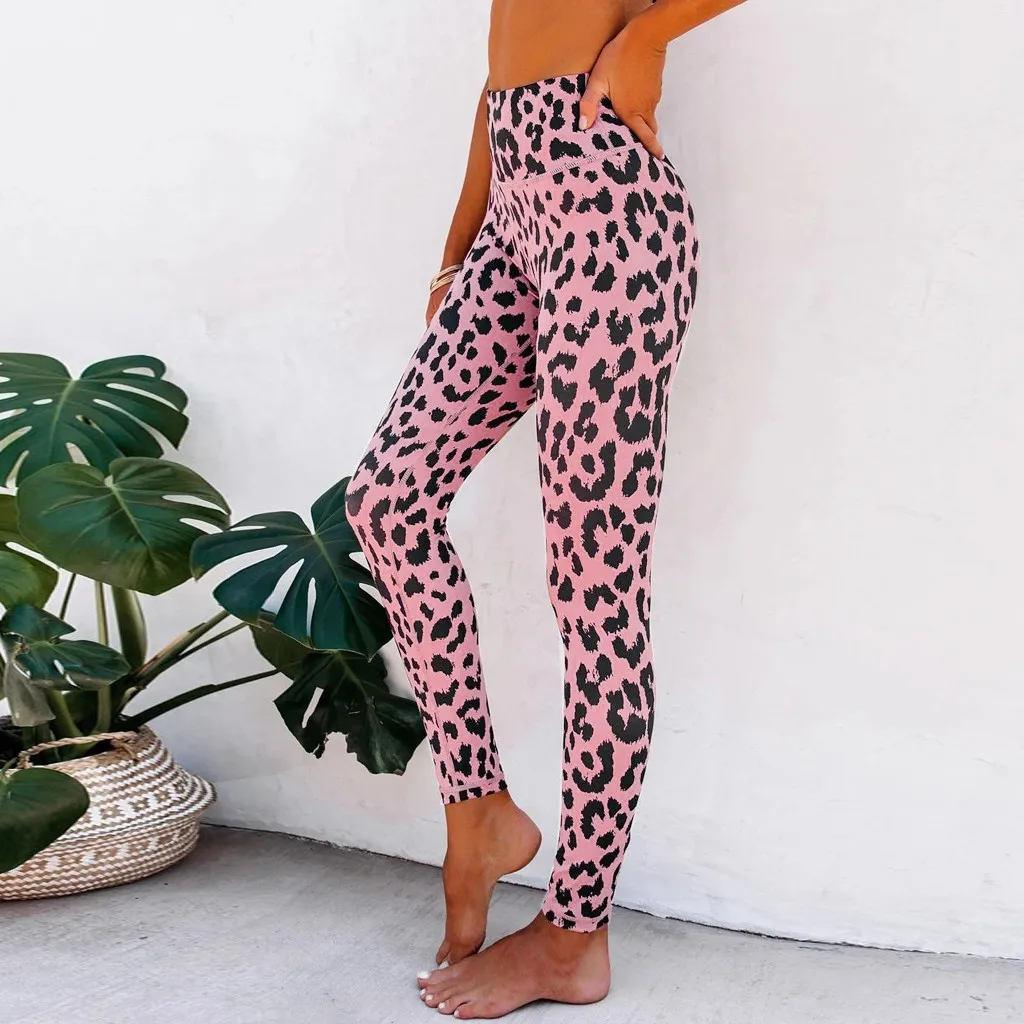 

Women's seamless yoga pants printed high waist hip fitness running training breathable sweat-absorbent quick-drying yoga pants