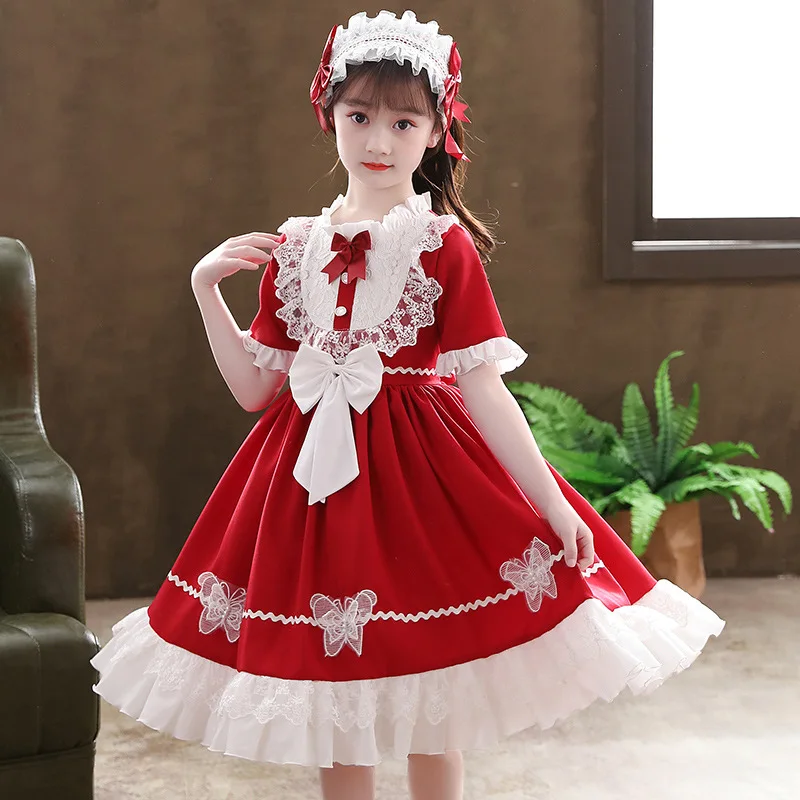 

Children Casual Clothing Teenage Girls Costume Ruffles Child Party Dresses Princess Kids Birthday Dress School Wear For Girl