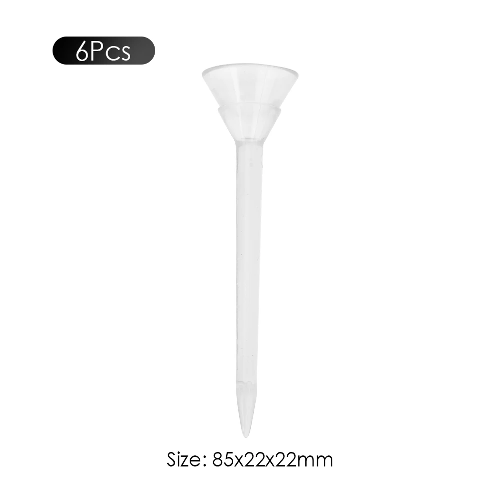6 Вт, 30 Вт, 80 шт. 83 мм Ти для гольфа деревянный Профессиональный Системы белый полосатый цифровые весы Ти для гольфа Гольф Учебные пособия аксессуар - Цвет: 6pcs white