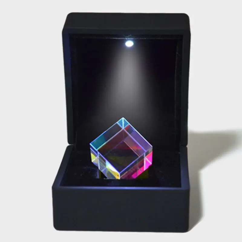 Цвет сбор Призма 6 гранная комбайнер Splitter кросс Двуцветные куб RGB оптический