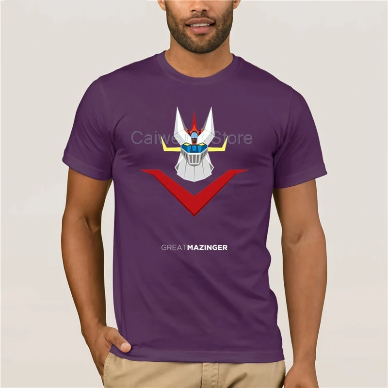 

Fashion T Shirt 100% Cotton Kazzar Men's Great Mazinger Z Simple Design fashion Summer Mens T Shirt