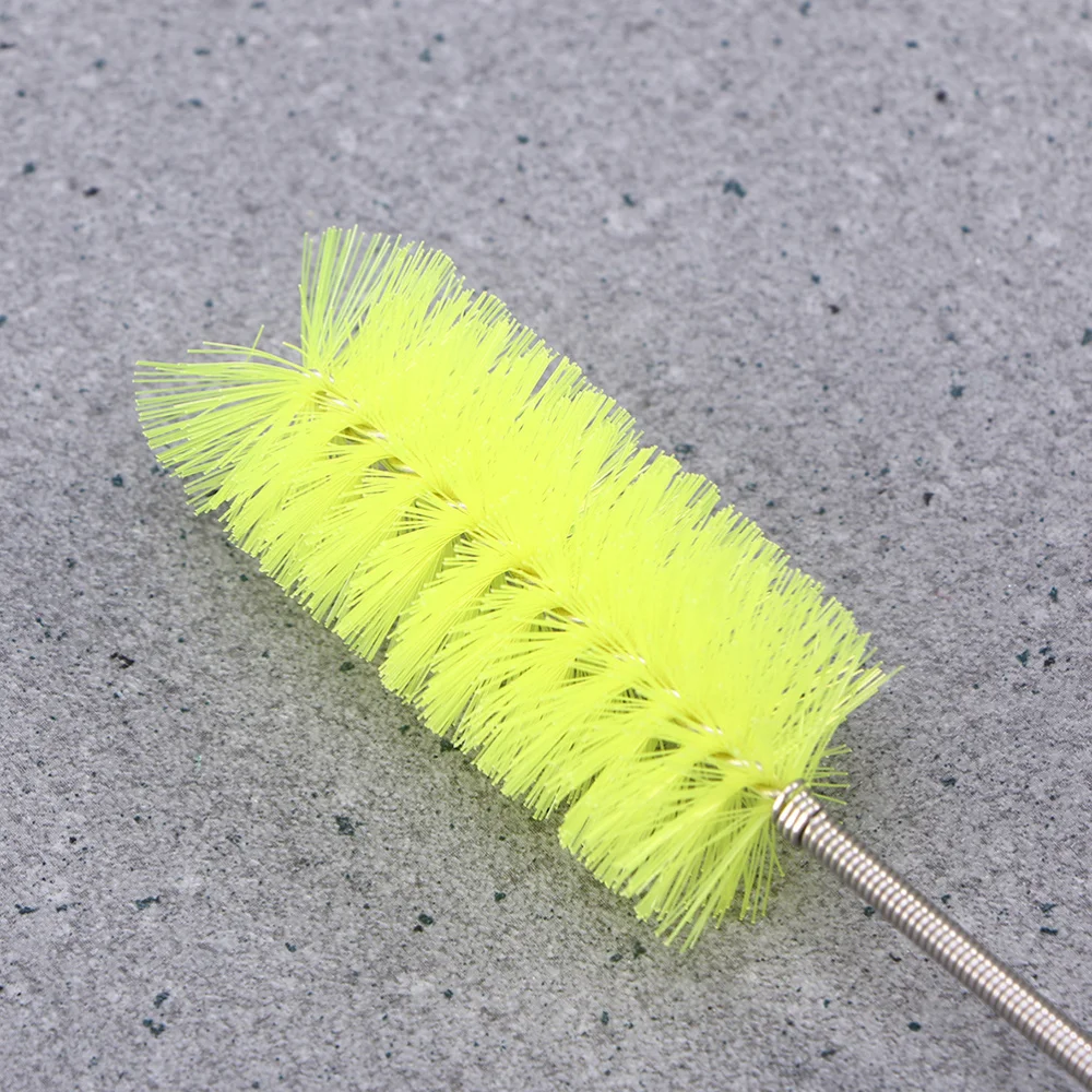 

2PC Kitchen U-shaped Pipe Cleaning Brush Glass Inlet and Outlet Nylon Brush Aquarium Cleaning Tools Spring Brushes