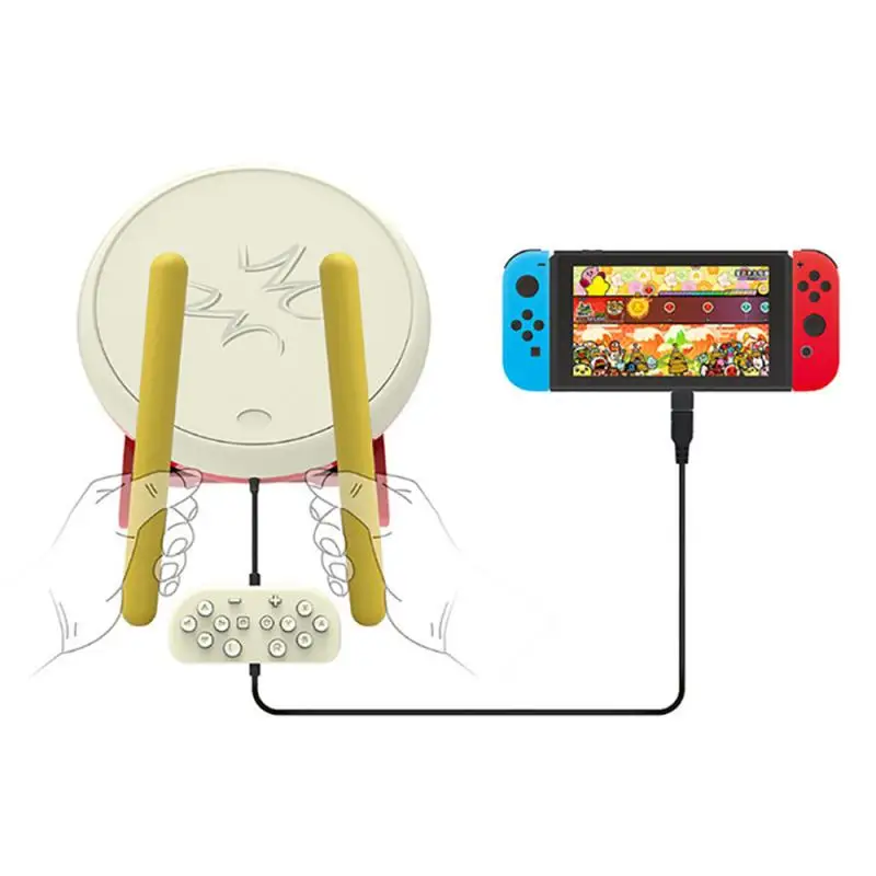 

New Arrived Drumstick For Nintendo Switch Taiko Drum Joycon TV Kinect In Stock Game Accessories For Nintend Switch NS Pro Hot