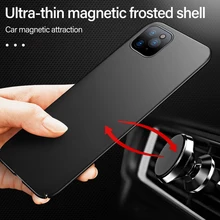 Ultra-thin Magnetic Matte PC Phone Case For iPhone 13 12 11 Pro max SE XSmax XR XS X 8 7 6 Plus Protection Cover