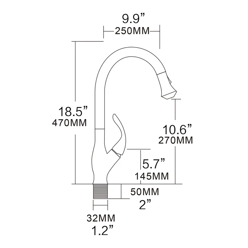 

drawing with smoked pull type kitchen faucet shower a double tap xiancai basins cold hot tap overseas warehouse goods