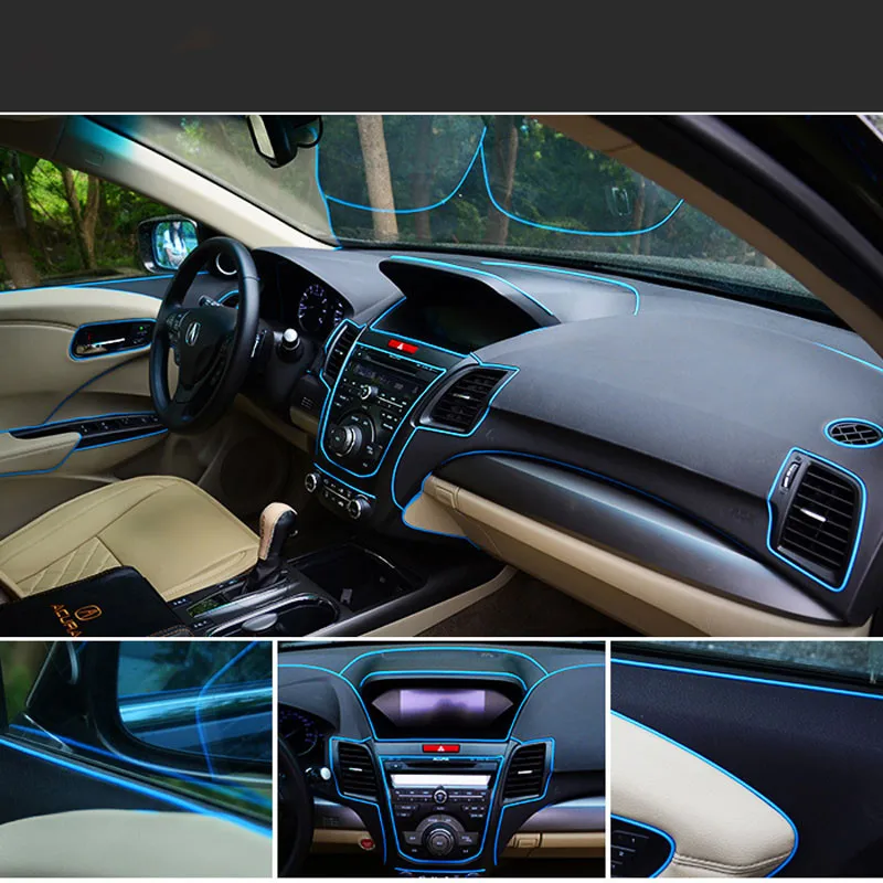 Отделочная полоса салона автомобиля для приборной панели Acura RLX CL EL CSX ILX MDX NSX RDX RL SLX