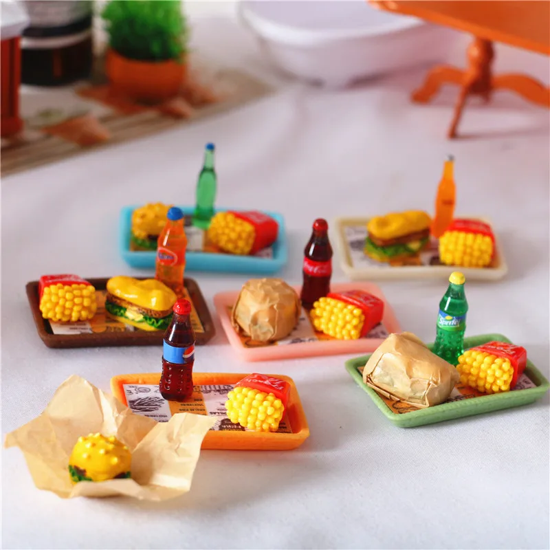 

1:12 Dollhouse A Dozen Soda Tray Accessories Mini Simulation Miniature Food Play DIY Model Mini Accessories