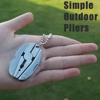 easy outdoor portable multitool pliers stainless steel knife keychain screwdriver mini pliers herramientas multi tools