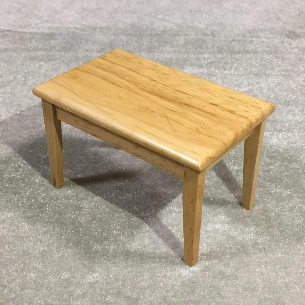 

5Pcs/Set 1/12 Simulated Mini Furniture Dining Table Chair Set Toy Model Decor for baby Dollhouse furniture home Decor Accessory