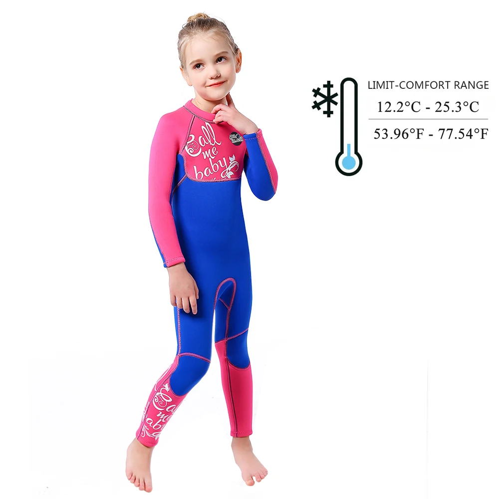 

Flowers Neoprene Wetsuit Kids 3mm Swimsuits For Girls Printed Diving Suits Wetsuits Spearfishing Girl Swimwear Scuba Swim