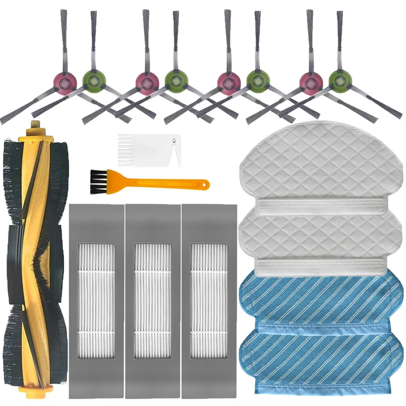 

Disposable Mop Cloth Parts Replacement For ECOVACS OZMO 950 920 T5Max Vacuum Cleaner Main Side Brush Hepa Filter Accessories