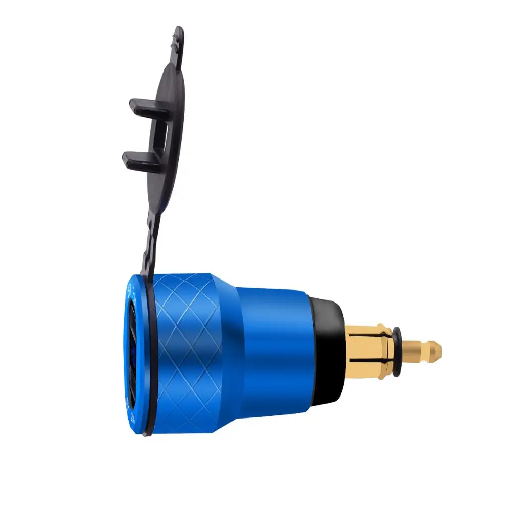 Автомобильное зарядное устройство QC 3 0 4.2A алюминиевый двойной USB мото