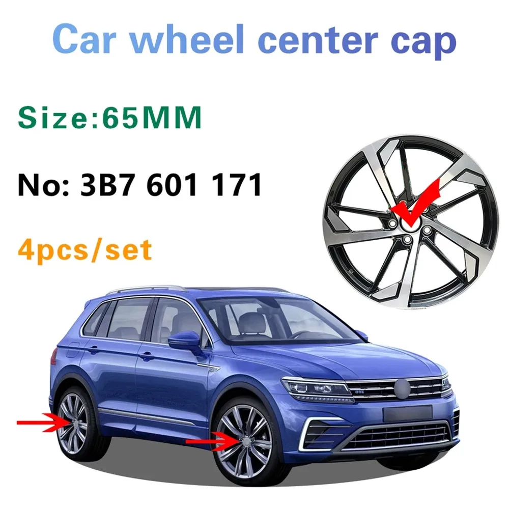 4 шт 65 мм для VW Golf 3 5 6 7 Touran Tiguan Passat B5 B6 B7 Жук T4 T5 Caddy Boost поло Центральная втулка