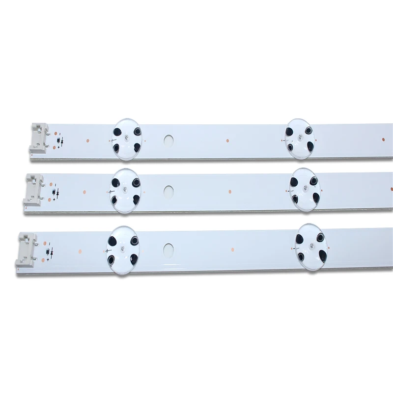 3 предмета в комплекте 8 светодиодный 850 мм подсветка полосы для LG 43UH6030 43UF640