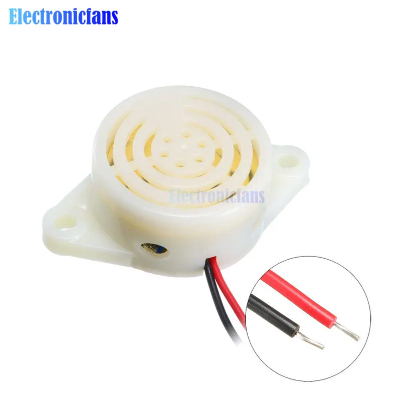 5pcs 95DB Alarm High-decibel 3-24V 12V Electronic Buzzer Beep Intermittent Continuous for Arduino SFM-27 |