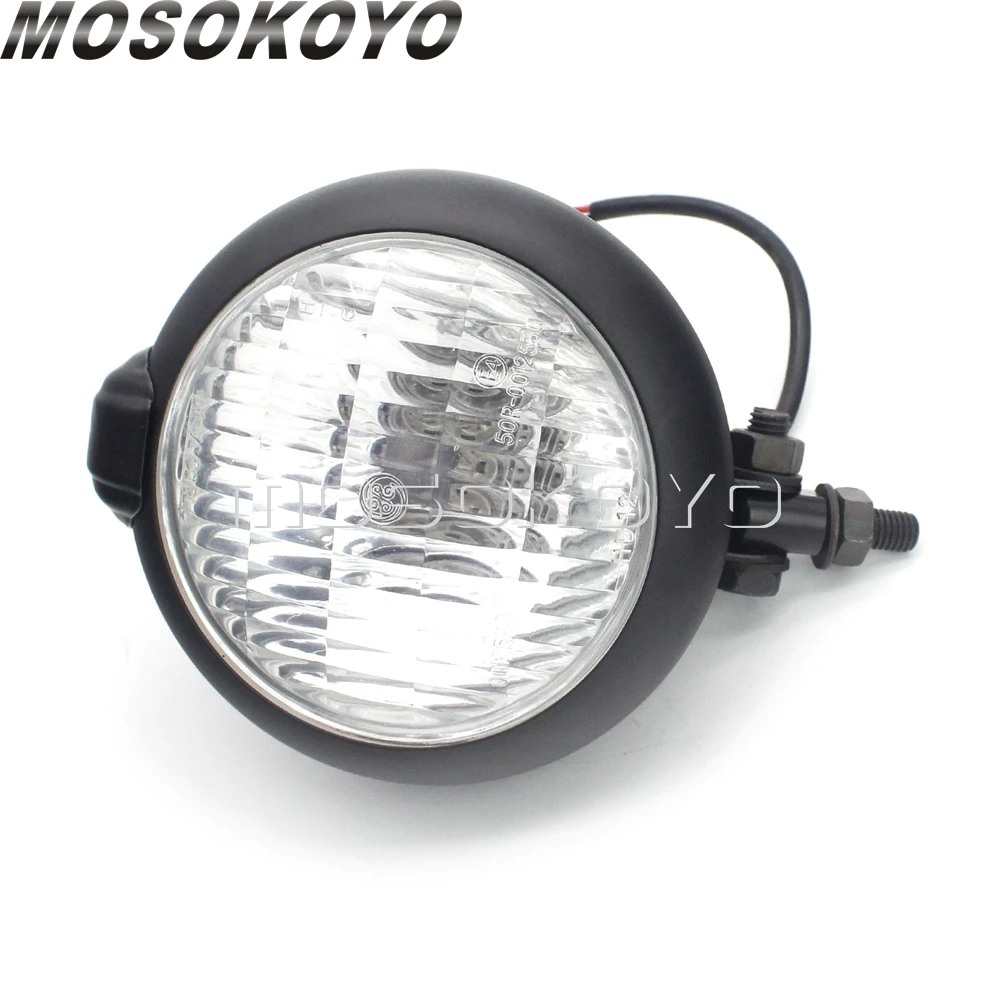 Фары головного света E4 винтажные в стиле ретро 4 5 дюйма для Harley Sportster Softail Touring