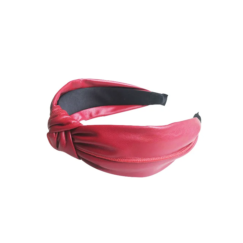 

Wholesale women Solid color cortex headband girl's cute headwear lady's knot hair accessories ins korea style hairbands