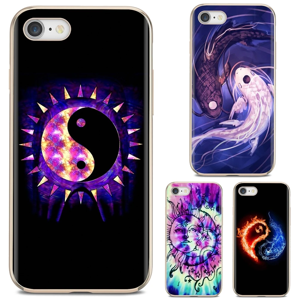

For iPhone iPod Touch 11 12 Pro 4 4S 5 5S SE 5C 6 6S 7 8 X XR XS Plus Max 2020 Yin Yang symbol of peace Silicone Phone Cover Bag