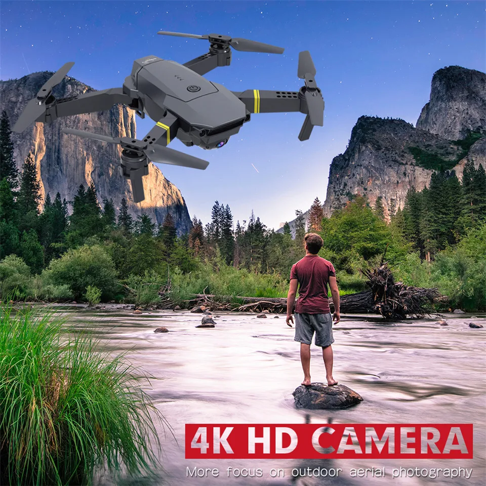 HJHRC JY019 wifi FPV с широким углом обзора 1080P HD 4K камера режим удержания высоты складной рычаг RC Квадрокоптер Дрон RTF Дрон VS E520S E58