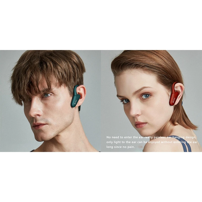 2 шт. Bluetooth-гарнитура LOCA Z2 с костной проводимостью водонепроницаемая Ipx4 для бега