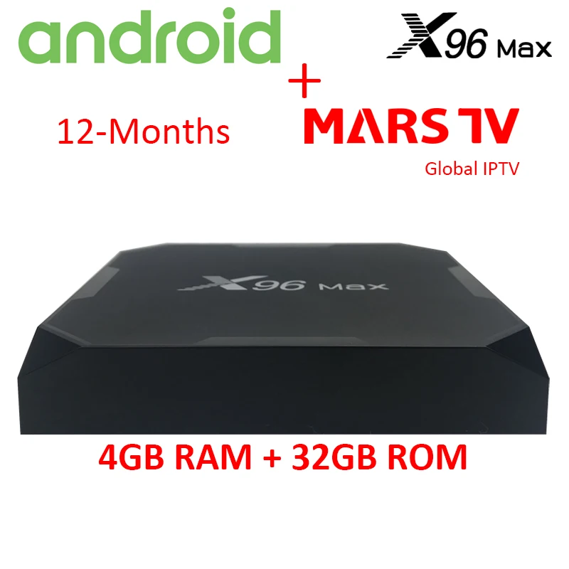 x96Max 432 mars Android BOX X96 Max Android 8,1 Smart tv H265 STB Amlogic S905X2 четырехъядерный DDR4 4 ГБ 32 ГБ 2 Гб 16 Гб 5G 1000M WiFi 4K lcd USB3 BT4 - Цвет: x96Max 432 mars
