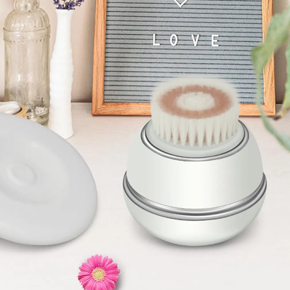 Beste Ultrasone Gezicht Borstel Borstel Rode Golf Ultrasone Huid Reinigen Flexibele Borstel Facial Cleaning Massager