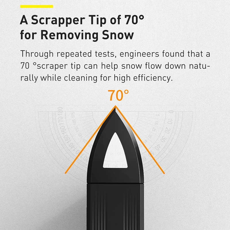 Baseus Ice Scraper Snow Removal Car Windshield Window Cleaning Scraping Tool TPU Auto Breaker Shovel | Автомобили и мотоциклы