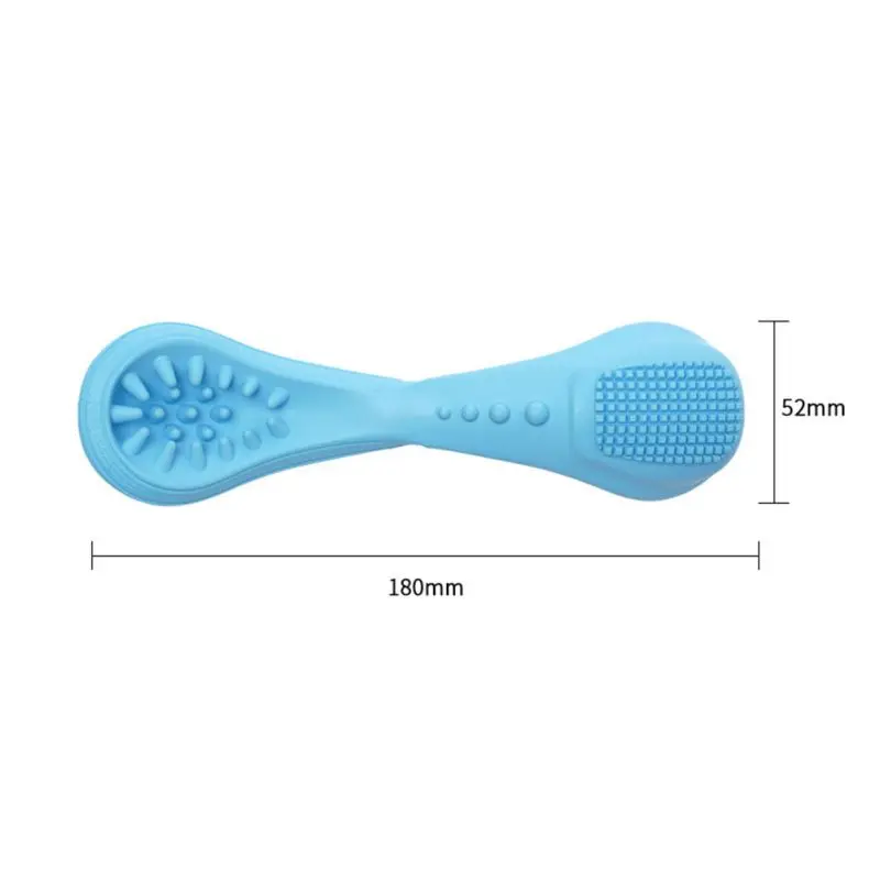 Pet Dog Chew Toys Rubber Bones Teeth Cleaning Toy Doggy Puppy Aggressive Chewers Dental Care Playing Supplies | Дом и сад