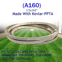 mower belt make with kevlar lawn mower repeated bending for 754 04240 954 04240 hot selling free shipping 12 x 162