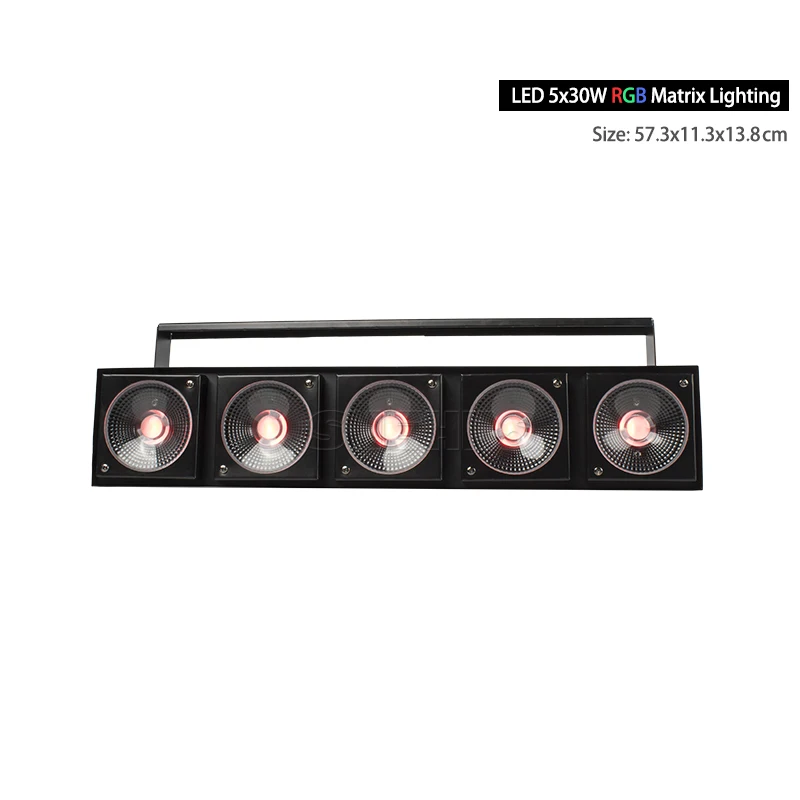 2Pcs 5x30W RGB 2 шт. светодиодный 5x30 Вт RGB 3in1Matrix освещение длинная лампа лампочка DMX512 Контрольное устройство подходит для DJDisco театральный эффект огни SHEHDS - Цвет: 2Pcs 5x30W RGB
