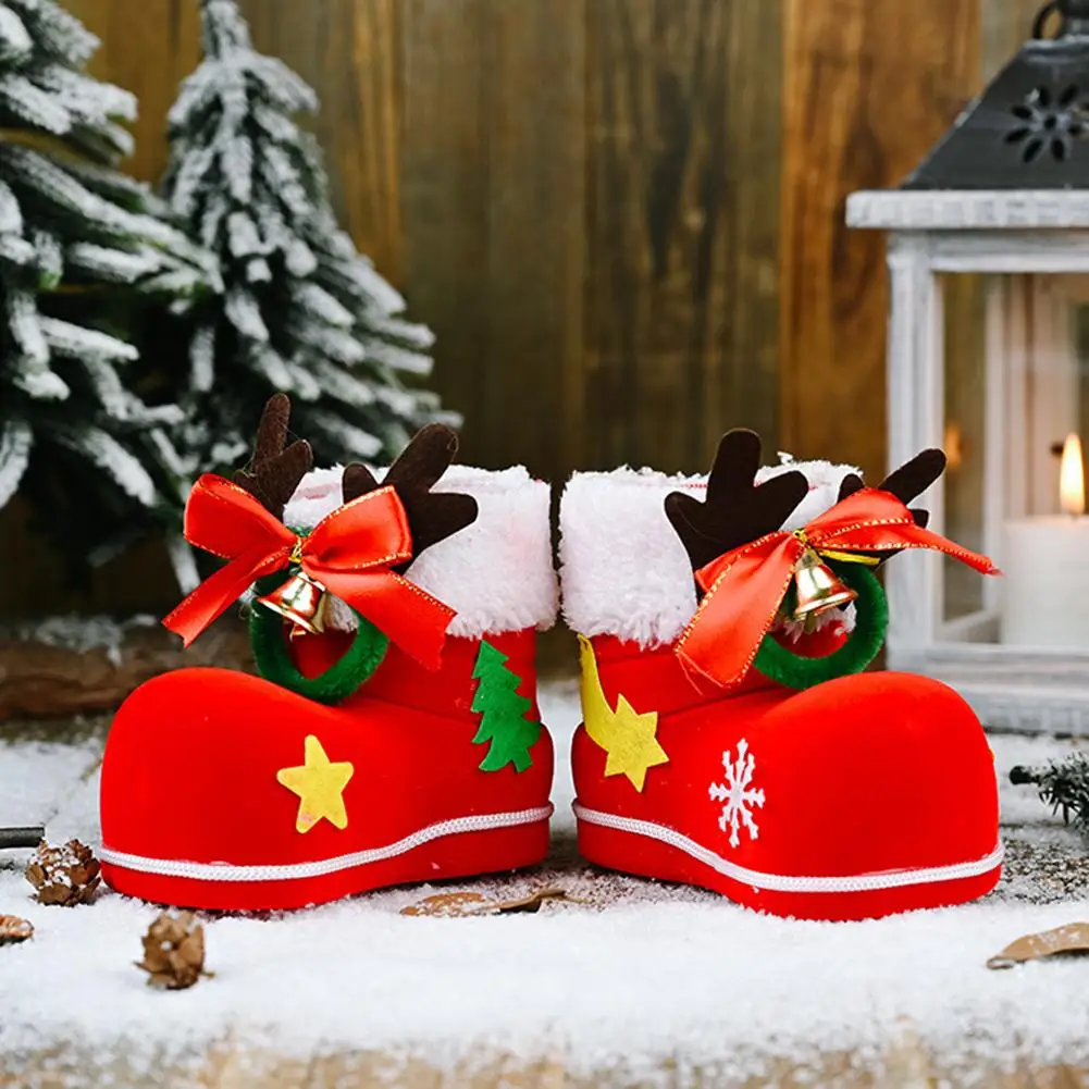 

1PC Merry Christmas Candy Boots Gifts Christmas Decorations For Home Christmas Stocking Natal Decor New Year Decoration