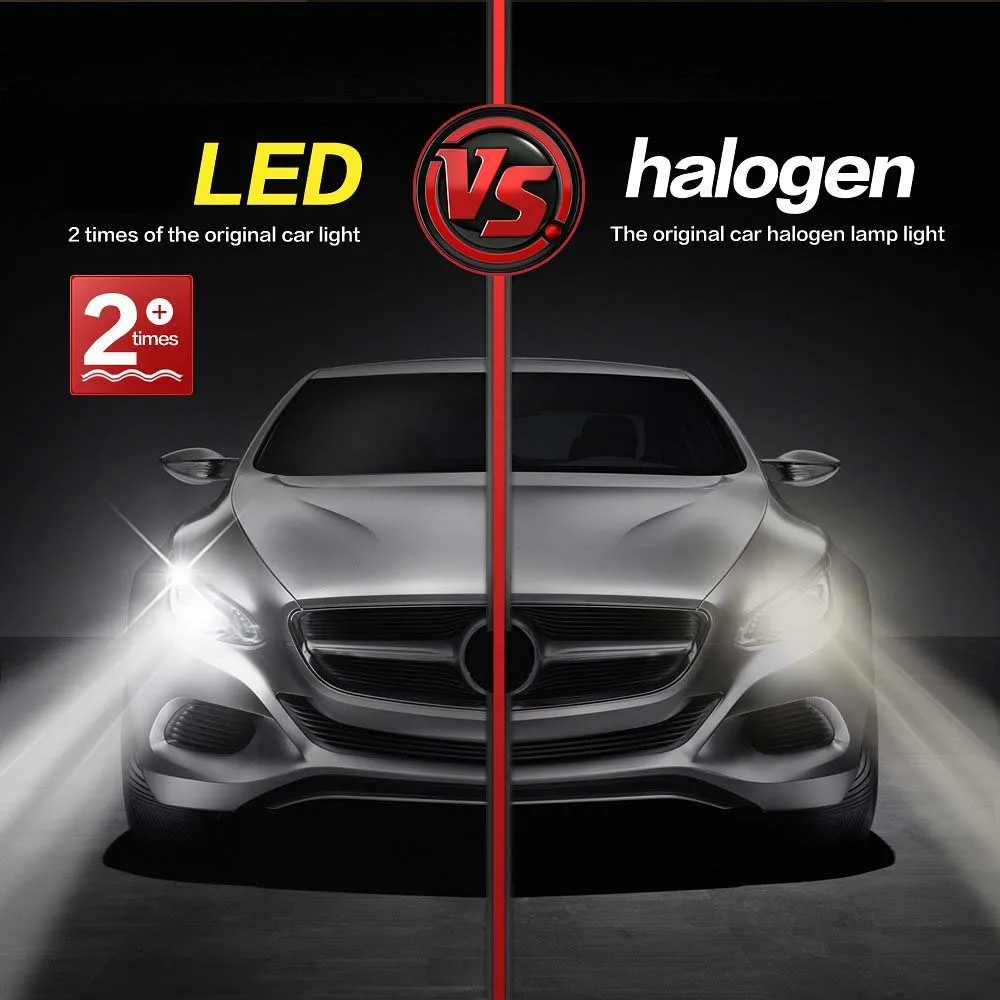 X7 4 стороннее COB 72W 12V 24V автомобильная светодиодная лампа для фары H4 H7 H8/9/11 H13 6500 к