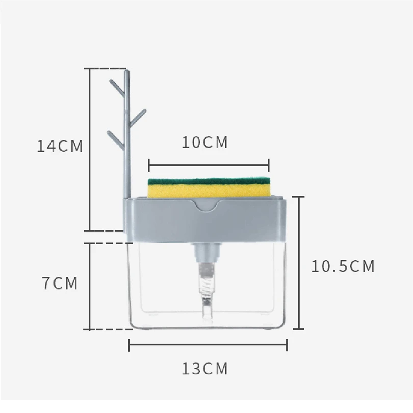 

2-in-1Sponge, Caddy, , J80